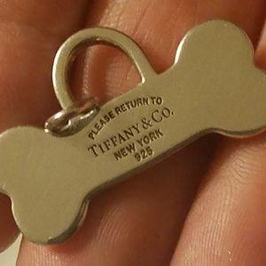 Rare Tiffany and Co. Dog Bone Charm w/o Chain